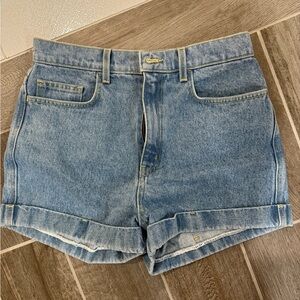 American Apparel Light Blue Jean Shorts